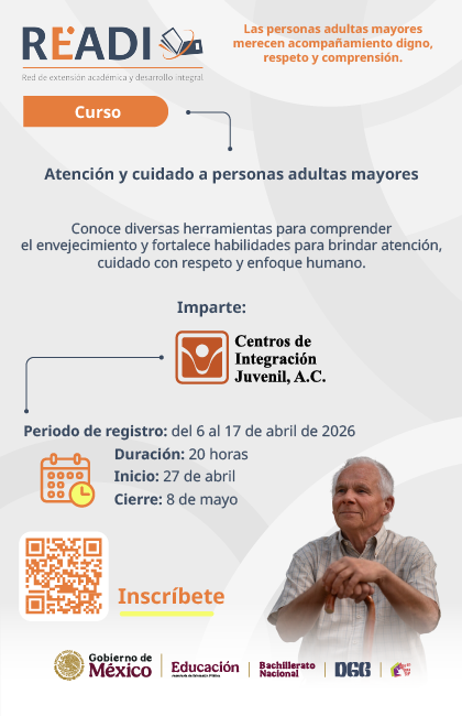 Curso Atención y cuidado a personas adultas mayores