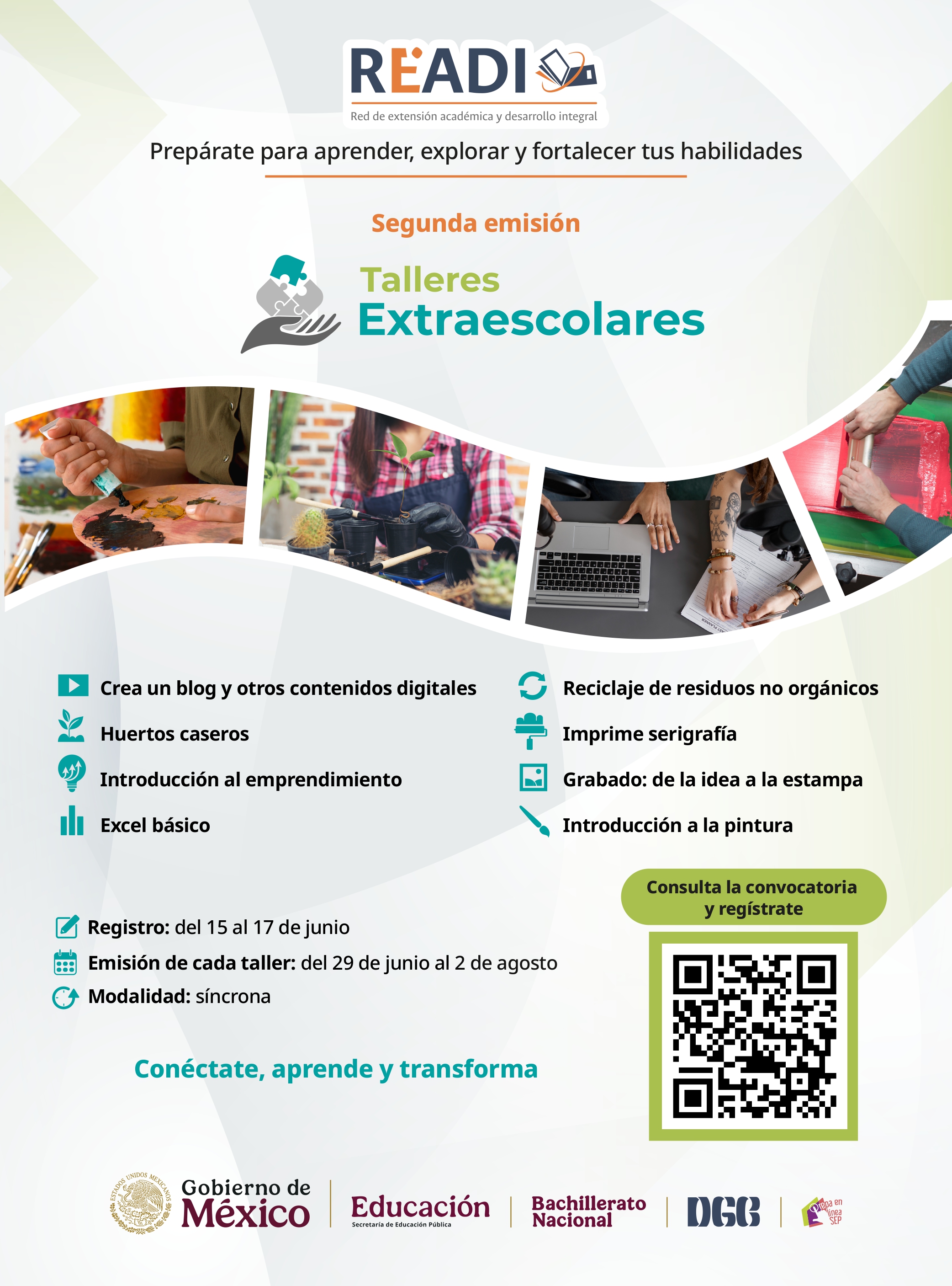 Segunda emisión Talleres Extraescolares