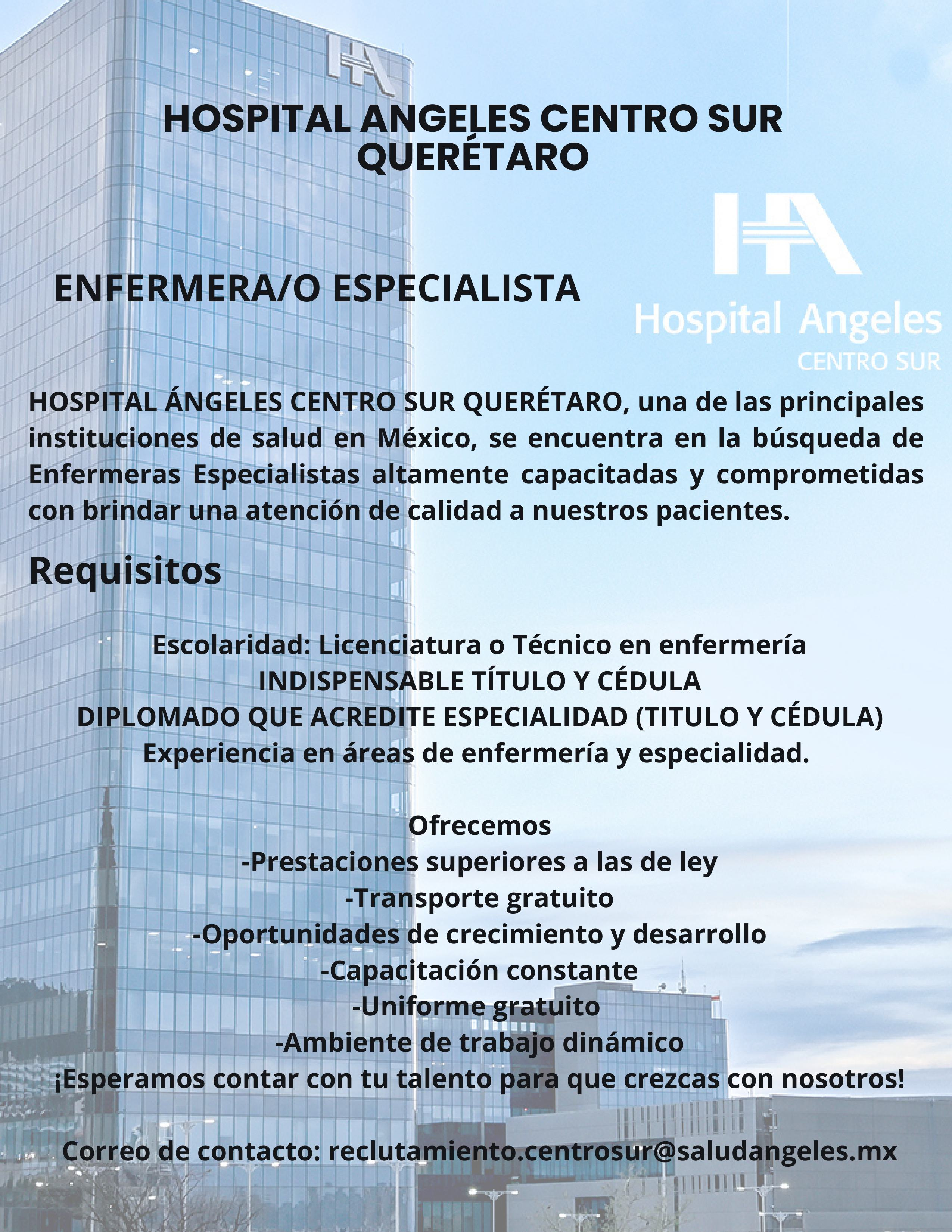 Hospital Ángeles Centro Sur Querétaro
