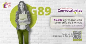 ¡Tu aula te espera! Convocatoria de la generación 89